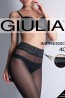 Шелковистые колготки с кружевным поясом Giulia IMPRESSO 40 - фото 1