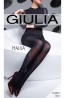 Теплые хлопковые колготки с цветочным узором Giulia MALVA 03 - фото 2