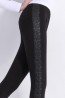 Фантазийные женские брюки легинсы с кожаными вставками и цветочным узором Giulia LEGGY STRONG 11 - фото 1