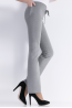 Плотные женские брюки прямого кроя Giulia LEGGY MELANGE 02 - фото 1