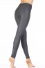 Матовые женские кожаные легинсы с цветочным узором Giulia LEGGY STRONG 10 - фото 7