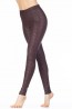 Матовые женские кожаные легинсы с цветочным узором Giulia LEGGY STRONG 10 - фото 4