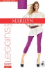 Летние женские цветные легинсы капри с блеском Marilyn SHINE SHORT 247 - фото 5