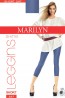 Летние женские цветные легинсы капри с блеском Marilyn SHINE SHORT 247 - фото 4