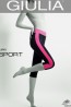 Спортивные женские легинсы капри для фитнеса с яркими вставками Giulia CAPRI SPORT - фото 4