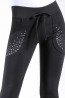 Спортивные женские брюки легинсы со стразами Giulia LEGGY COMFORT 03 K-009 - фото 3