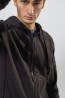 Черная мужская толстовка с карманом кенгуру OXOUNO 0671-234 - фото 3