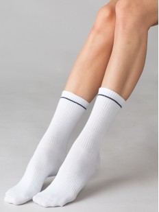 Белые спортивные носки унисекс