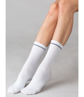 Белые спортивные носки унисекс