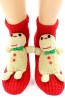 Вязаные женские теплые носки с фигуркой пряничный человечек HOBBY LINE 071 - фото 1