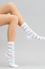 Высокие женские носки с надписями Giulia WS3 TEXT 003 - фото 5