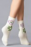 Женские теплые акриловые носки с цветочным принтом Giulia Ws3 winter fashion 05 - фото 2