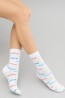 Высокие женские носки с надписями Giulia WS3 TEXT 003 - фото 6