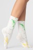 Женские высокие хлопковые носки с оригинальным принтом брызги краски Giulia Ws4 fashion 02 - фото 2