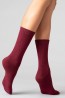 Женские высокие шерстяные носки без рисунка Giulia Ws3 thermo classic - фото 2