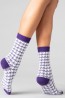 Женские высокие шерстяные носки с орнаментом Giulia Ws3 wool 2301 - фото 2