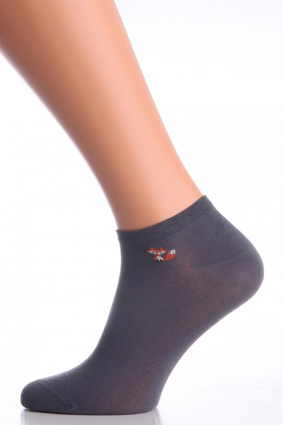 Женские короткие носки с принтом лисичка Giulia Lss 06 ( ws1c/sl-006 ) - фото 1