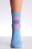 Высокие женские хлопковые носки с ромбами Giulia LSL comfort 02 - фото 1
