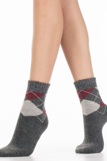 Теплые детские носки с шерстью ангоры HOBBY LINE 7633 - фото 1