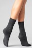 Женские высокие шерстяные носки с фактурным рисунком Giulia Ws3 thermo 2302 - фото 2