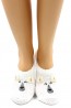 Махровые укороченные женские носки с мишками HOBBY LINE 2009-8 - фото 1