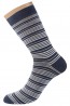 Хлопковые мужские носки в полоску Omsa for men STYLE 503 - фото 1