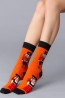 Женские хлопковые носки с новогодним рисунком Giulia Ws3 new year 2023 - фото 3