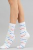 Высокие женские носки с надписями Giulia WS3 TEXT 003 - фото 1