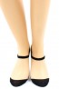 Женские стеклянные короткие черные носки HOBBY LINE S2012-12 - фото 1