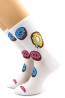 Высокие носки с разноцветными пончиками HOBBY LINE 80152-07-05-02 - фото 1