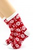 Махровые женские новогодние носки HOBBY LINE 2258-28 - фото 1