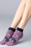 Женские короткие носки из ангоры с зимним рисунком Giulia Ws1 angora 04 - фото 3