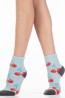 Махровые женские носки с вишенками HOBBY LINE 2208-4 - фото 1