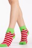 Детские новогодние эльфийские носки в полоску Giulia KS3 NEW YEAR 20-02 - фото 1