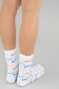 Высокие женские носки с надписями Giulia WS3 TEXT 003 - фото 7