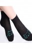 Хлопковые женские носки с принтом мордочки кошки Giulia WTRM-006 - фото 1