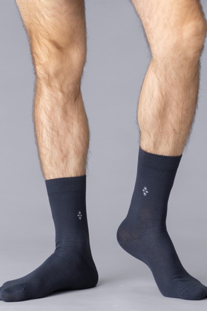 Мужские хлопковые носки классической высоты Omsa for men Eco 407 - фото 1