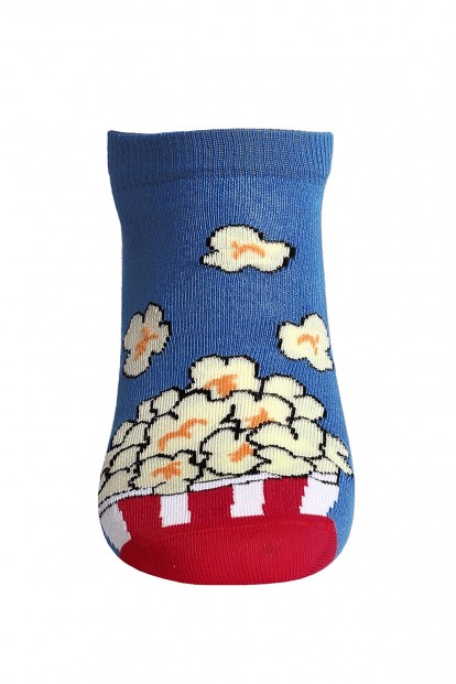 Короткие летние мужские носки с принтом попкорн Wola W91.n01.965 - фото 1
