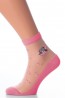 Стеклянные женские носки из хлопка и прозрачной синтетической мононити Giulia WSM-021 - фото 1