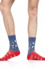 Мужские носки с ярким строительным принтом WOLA W94.n03.478 - фото 1