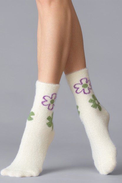 Женские высокие плюшевые носки из акрила Giulia Ws3 winter fashion 05 - фото 1
