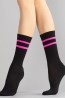 Высокие женские носки с неоновыми полосками Giulia WS4 SOFT NEON 002 - фото 1