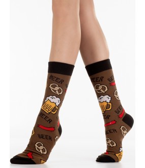 Подарочные носки унисекс с пивным принтом в стиле Oktoberfest