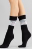 Высокие женские носки с надписями Giulia WS4 TEXT STRONG 014 - фото 1