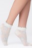 Женские хлопковые короткие носки с ажурным узором Giulia Ws2 wave 01 - фото 2