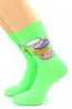 Яркие носки с принтом пирожных макарони HOBBY LINE 80152-07-19 - фото 1