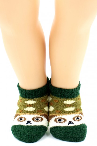 Детские махровые короткие носки с пандами HOBBY LINE 3148 - фото 1