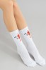 Высокие женские носки с надписями Giulia WS4 TEXT STRONG 013 - фото 4
