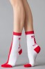 Женские носки средней длины цветные Giulia text  - фото 6