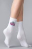 Белые спортивные носки унисекс с широкой резинкой Omsa for men Free style 613 - фото 6
